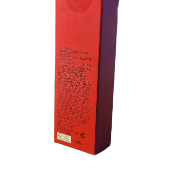 MAC Kiss It Twice Powder Kiss Liquid Duo Pink 2 Pack - Picture 5 of 6